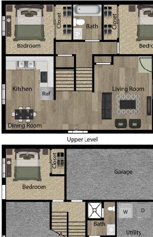 3 Bedroom Townhome